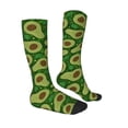 thumbnail image 3 of Balery Big Colorful Avocados Printed Novelty Socks Men's Women's Crew Socks Sports Socks Knee High Socks Cotton Socks Quirky and Cool Socks, 3 of 9