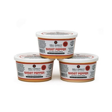 Deli DIrect  Wisconsin  Blazzing Hot Ghost Pepper Cheese Spread –(3 ct 8oz each)