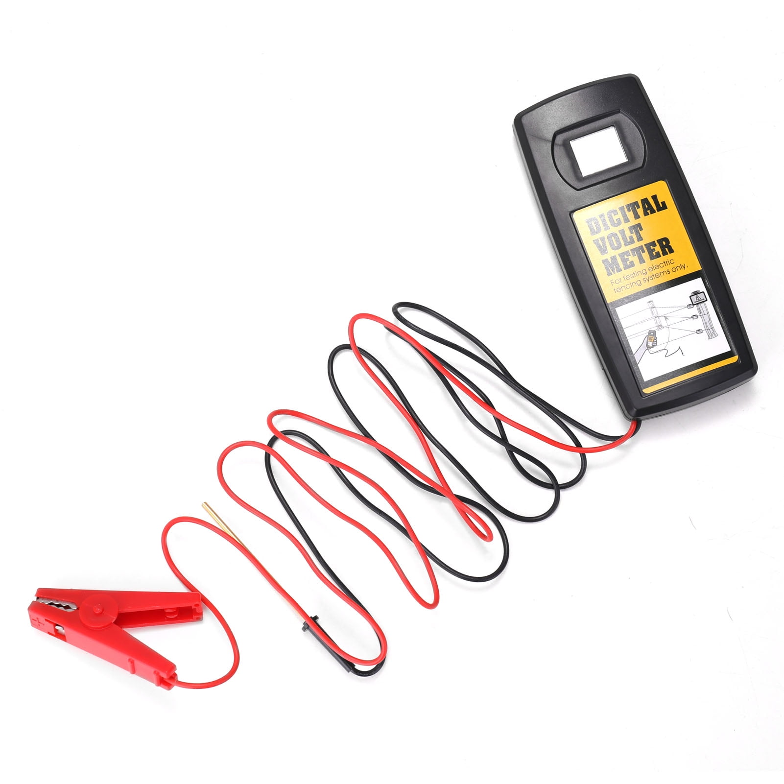 9.9KV Digital Fence Tester Home Garden Horse Livestock Electric Voltmeter LCD Display with Backlight