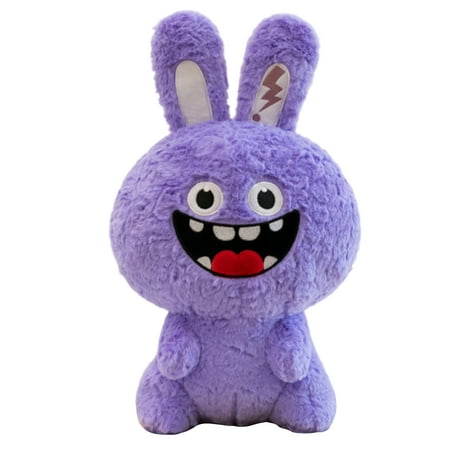 11.8-Inch Haha Easter Bunny Plush Toy – Velvet-Soft Stuffed Easter Bunny with Lightning Ear – Huggable Easter Bunny Plushie for Easter Desktop Display and Seasonal Holiday Gift Giving 11.8-Inch Haha Easter Bunny Plush Toy – Velvet-Soft Stuffed Easter Bunny with Lightning Ear – Huggable Easter Bunny Plushie for Easter Desktop Display and Seasonal Holiday Gift Giving