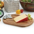 thumbnail image 3 of Woodard & Charles Acacia Cheese Board Serving Tray w/ Metal Accent, 12.25" x 8.25", 3 of 8