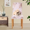 thumbnail image 6 of BZSMCE Chairs Slipcovers Dining Chair Covers Bunny Garden Creative Pattern, 6 of 7
