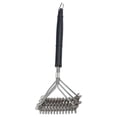 thumbnail image 2 of BBQ Grill Brush with Wide Scraper, Stainless Steel Cleaner for All Grates, 2 of 9