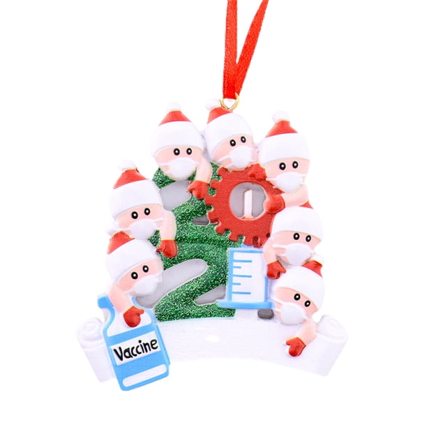 De Árbol De Navidad Familia Diy Saludos Escritos A Mano Colgante Regalo De Navidad Perfecto Para Vecinos, Familiares Y Amigos 2021 Colgante Minnieouse HA043206-02