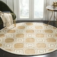 thumbnail image 2 of SAFAVIEH Precious Collection PRE153D Handmade Camel Rug, 2 of 9
