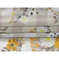 thumbnail image 4 of oneOone Velvet Yellow Fabric Floral Sewing Craft Projects Fabric Prints By Yard 58 Inch Wide, 4 of 5