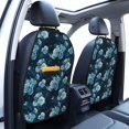thumbnail image 5 of Uemuo Ink Rose Printed Car Back Seat Protector,2 Pcs Backseat Car Organizer, Kick Mats Back Seat Protector , Back Seat Organizer for Kids, 5 of 8
