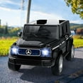 thumbnail image 3 of Costway Coche infantil Mercedes-Benz EQG con licencia, control remoto, batería desmontable, color negro, 3 of 4