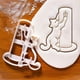 thumbnail image 4 of Cortadores de Galletas de de Plástico con Forma de Trasero de Gatito, Molde para Galletas, Sello, Utensilios para Hornear, Molde de Mano para Hornear Galletas DIY, 4 of 5