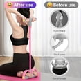 thumbnail image 4 of Pedal Resistance Band, Home Resistance Band, Fitness Pull Rope/Sit-Up Aid, Six-Tubes Elastic Band, Portable Pilates & Yoga Training Equipment, Compact Home Strength System, 4 of 16