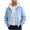 Light Blue, variant on 2 in 1 Jackets for Men Removable Liner Zip Up Drawstring Hooded Softshell Heavyweight Jackets Fashion Streetwear Varsity Outdoor Casual Coats with Pockets Beige XXXL