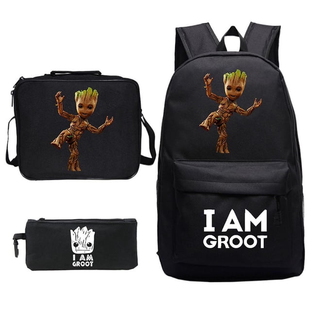 Set de 3 dibujos animados de Guardianes de la Galaxia con estampado Baby Groot