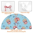 thumbnail image 4 of Sikiie I Am A Fan Popcorn 30-48 inches {designName} Print Christmas Tree Skirt Snowman Xmas Tree Skirt with Edge Christmas Decorations for Holiday Party36", 4 of 7