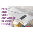 thumbnail image 4 of Storage Theory Organizador De Yogur Para Refrigerador Que Ahorra Espacio - Organizador De Almacenamiento Para Refrigerador Peel & Stick Para Hasta 4 Tazas De Yogur Griego Y Vegano De Boca Ancha, Paque, 4 of 5