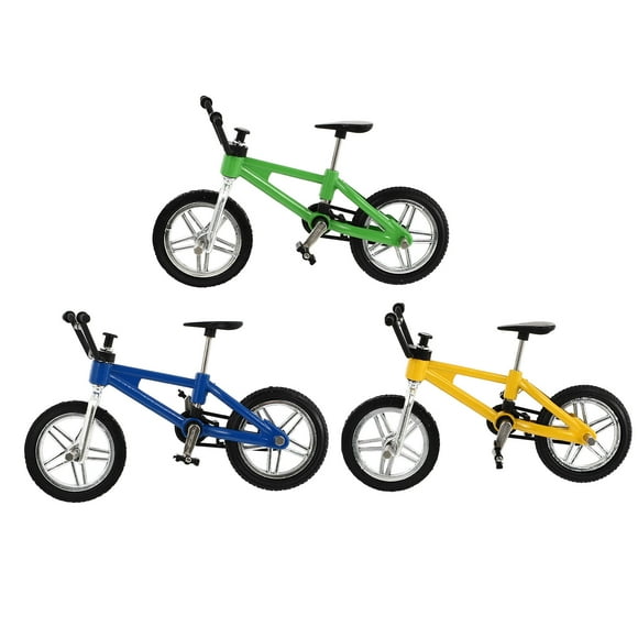 3 Ensembles Vélo Alliage Doigt Jouet Enfants Cadeau d'Anniversaire
