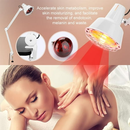 Yosoo Massage Lamp,Infrared Light Heating Therapy Lamp Desktop Electric Body Muscle Pain Relief Treatment US 110V,Health Care