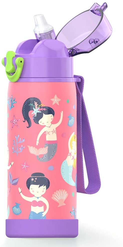 16 Oz Insulated Water Bottle With Straw For Kids Durable Stainless Steel Leak Proof One Click Open Soft Sipper Protective Silicone Boot Unicorn Walmart Canada 16 Oz Insulated Water Bottle With Straw For Kids Durable Stainless Steel Leak Proof One Click Open Soft Sipper Protective Silicone Boot Unicorn Walmart Canada