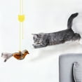 thumbnail image 3 of Yooshoverk Chirping Bird Cat Toy - Hanging Feather Teaser w/ Realistic Sound - Interactive Play Wand for Indoor Cats - Adjustable Door Mount, 3 of 6