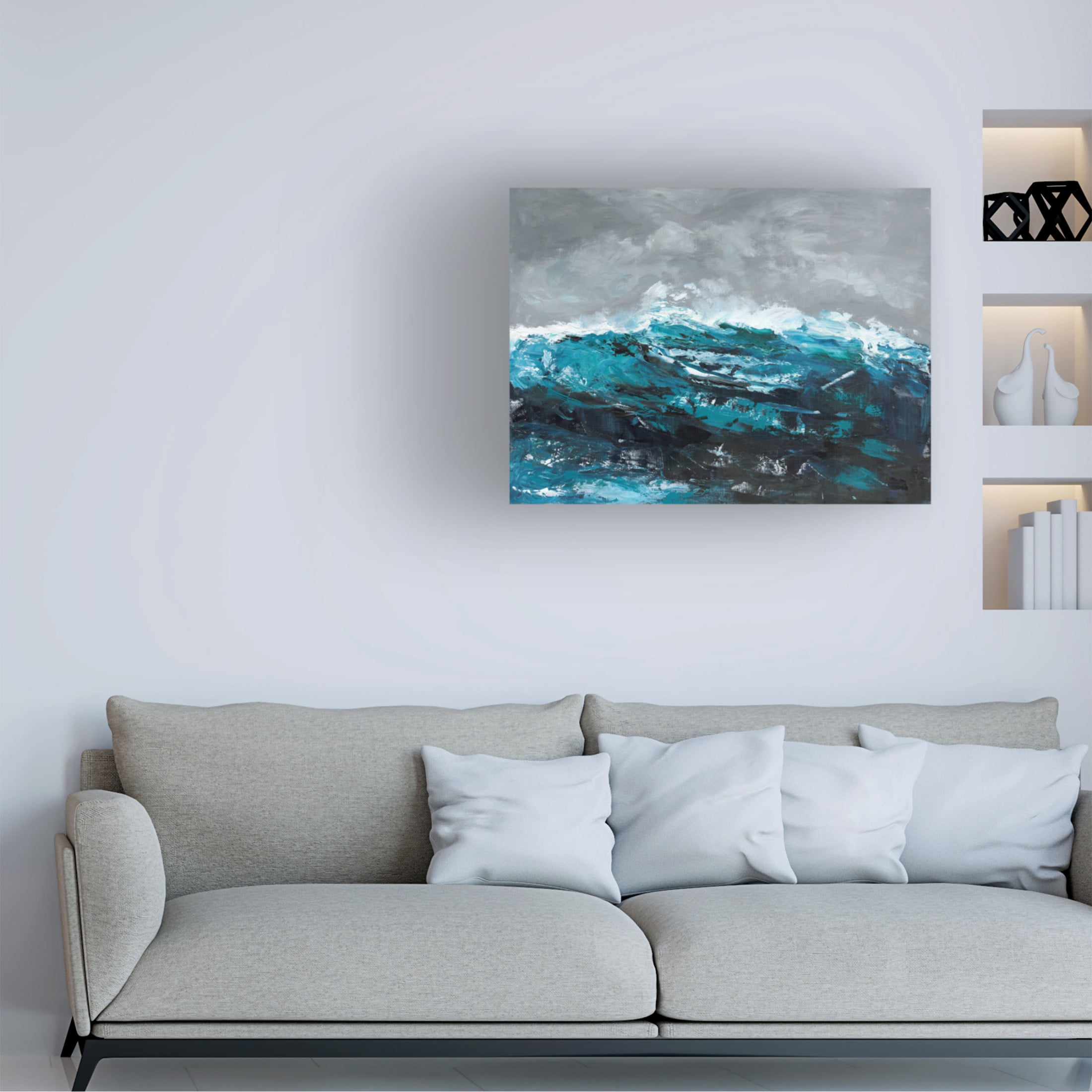 Trademark Fine Art Alicia Longley Indian Ocean I Canvas Wall Art