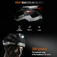 thumbnail image 3 of Casco de seguridad Casco de ciclismo inteligente para bicicleta con alerta de emergencia de luz trasera SOS y auricular inalámbrico, 3 of 8