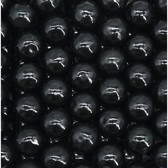 Candy Retailer Gumballs - Great For Parties or Gumball Machines - 2lb Bag (Large 1", Black)