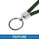thumbnail image 3 of Llavero de Coche Único Bargains Llavero Universal con Anillo para Llaves de Fob para Casa Metal Tono Plateado Verde Oliva 2 Pcs, 3 of 6