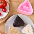 thumbnail image 2 of Onigiri Mold Triangle, 2 Pack Large Rice Ball Mold Sushi Makers, Japanese Rice Cooker Kit for Lunch Bento, 2 of 5
