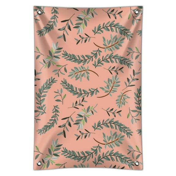 Laurel Leaves Home Business Office Sign