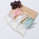 thumbnail image 2 of Guantes de plástico transparentes, blancos, impermeables, para el hogar, para limpieza, antideslizantes, duraderos, para cocina, lavavajillas, 2 of 5