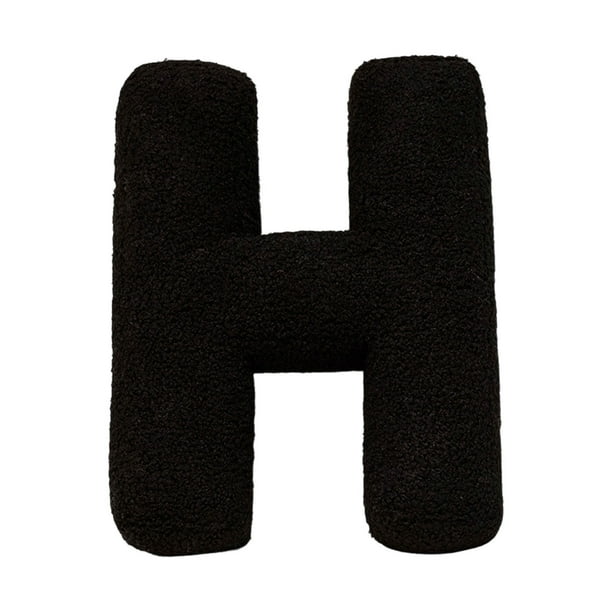 Yhmxh 26 almohadas con letras, lindas y suaves, almohadas decorativas con letras del alfabeto inglés, cojines para sala de estar, sofá, cama y decoración de coche.