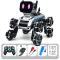 thumbnail image 1 of Robot inteligente RC de juguete para perros con música, ojos LED, juguete educativo para niños, Control remoto, Perro Robot, juguetes electrónicos Controlador de reloj, 1 of 8