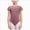 A40-Brick Red, variant on Girls Flutter Sleeve Dance Leotard with Mesh Detail,Classic Ballet Bodysuit