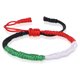 thumbnail image 1 of Pulsera Hilo Con Palestina Pulsera Trenzada Cuerda Roja Negra Blanca Y Verde (estilo 3), 1 of 9