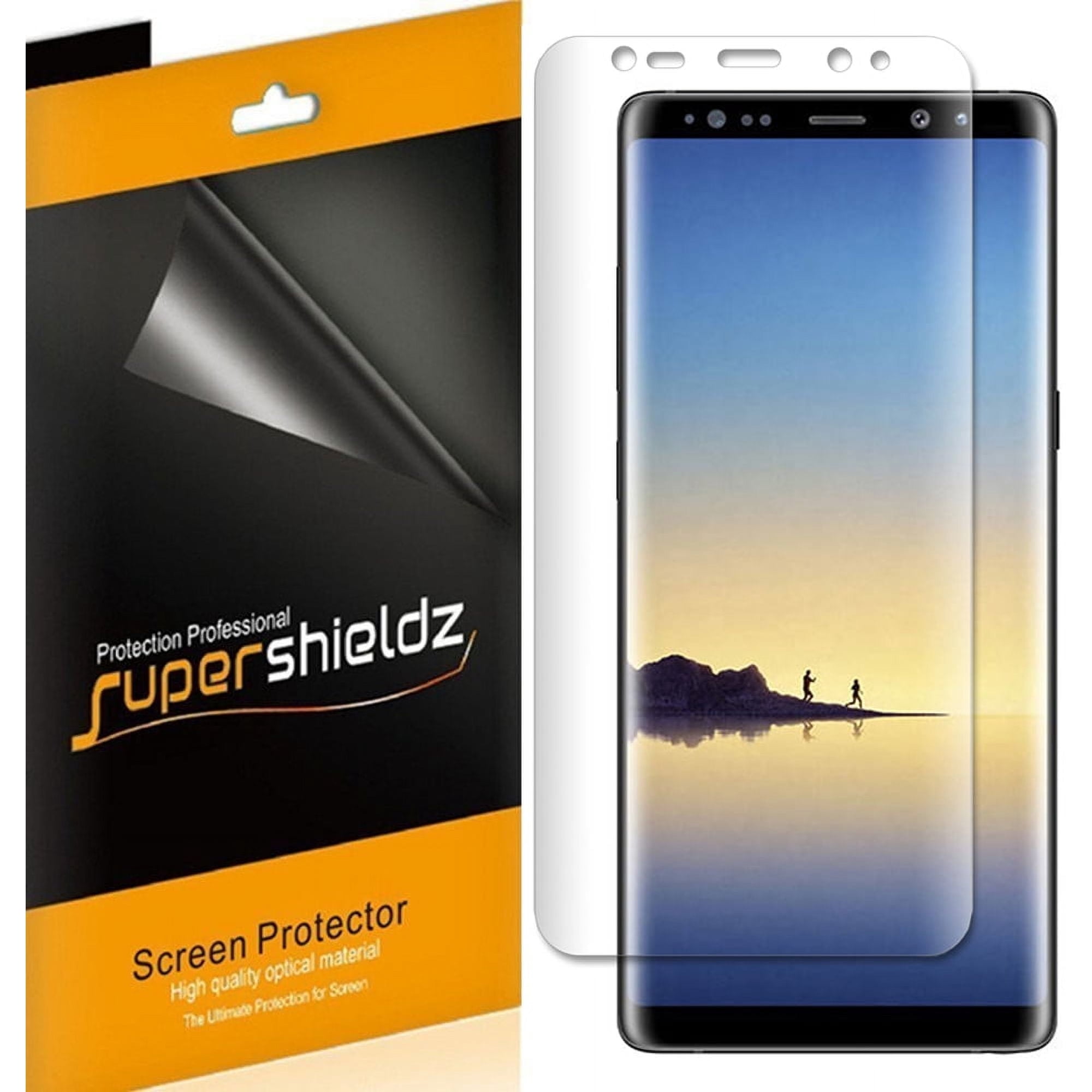 Supershieldz Designed for Samsung Galaxy Note 8 Screen Protector, High Definition Clear Shield (PET) (2 Pack)