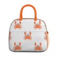 thumbnail image 2 of Reusable Thermal Lunch Bag Lunch Box for Women Men,Marine Adorable Crab Zipper Closure Lunch Tote Small Leakproof Beach Picnic Cooler Tote Bag with for Work Picnic Camping, 2 of 7