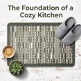 thumbnail image 4 of REGALWOVEN Kitchen Rugs Non-Slip Rubber Backing Kitchen Mats for Floor, Oil Absorbent Runner Rug for Laundry Room, Entryway Grey 28" x 18", 4 of 6