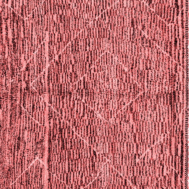 Ahgly Company Machine Washable Indoor Square Solid Red Modern Area Rugs, 5' Square