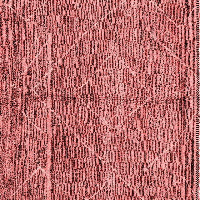 Ahgly Company Machine Washable Indoor Square Solid Red Modern Area Rugs, 5' Square