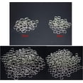 thumbnail image 4 of HAHDAXIA 200 Pieces 8mm Metal Split Rings Nickel Plated Small Key Chain Ring Part for Ornament Crafts and Jewelry Making，Silver, 4 of 4