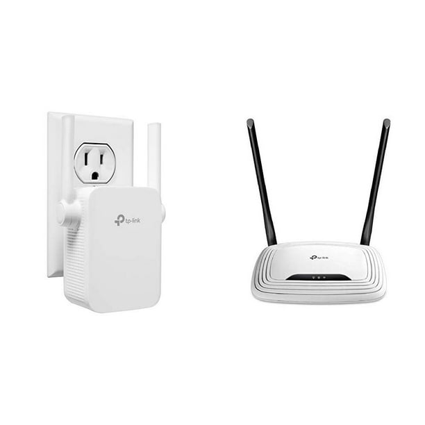Tp Link N300 Wifi Range Extender Tl Wa855re With Tp Link Nbsp N300 Wireless Wi Fi Router Tl Wr841n Bundle Walmart Com Walmart Com