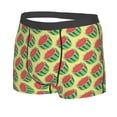 thumbnail image 2 of Wukai Summer Watermelon Print Men’s Underwear Breathable Boxer Briefs,&nbsp;Moisture Wicking & Breathable-Medium, 2 of 7