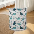 thumbnail image 6 of Laundry Basket Sturdy Dinosaur Fabric Foldable Storage Clothes Toy Home Organization Handles Bathroom Decor Bathroom Accessories, 6 of 6
