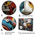 thumbnail image 3 of Designart "Geometric Mask In Mexican Art" Mexican Art Floater Framed Canvas Prints, 3 of 5