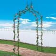 thumbnail image 2 of Collections Etc Elegant Garden Arch Trellis - Peaked Top, 56 1/2" L x 15" W x 103" H, 2 of 2