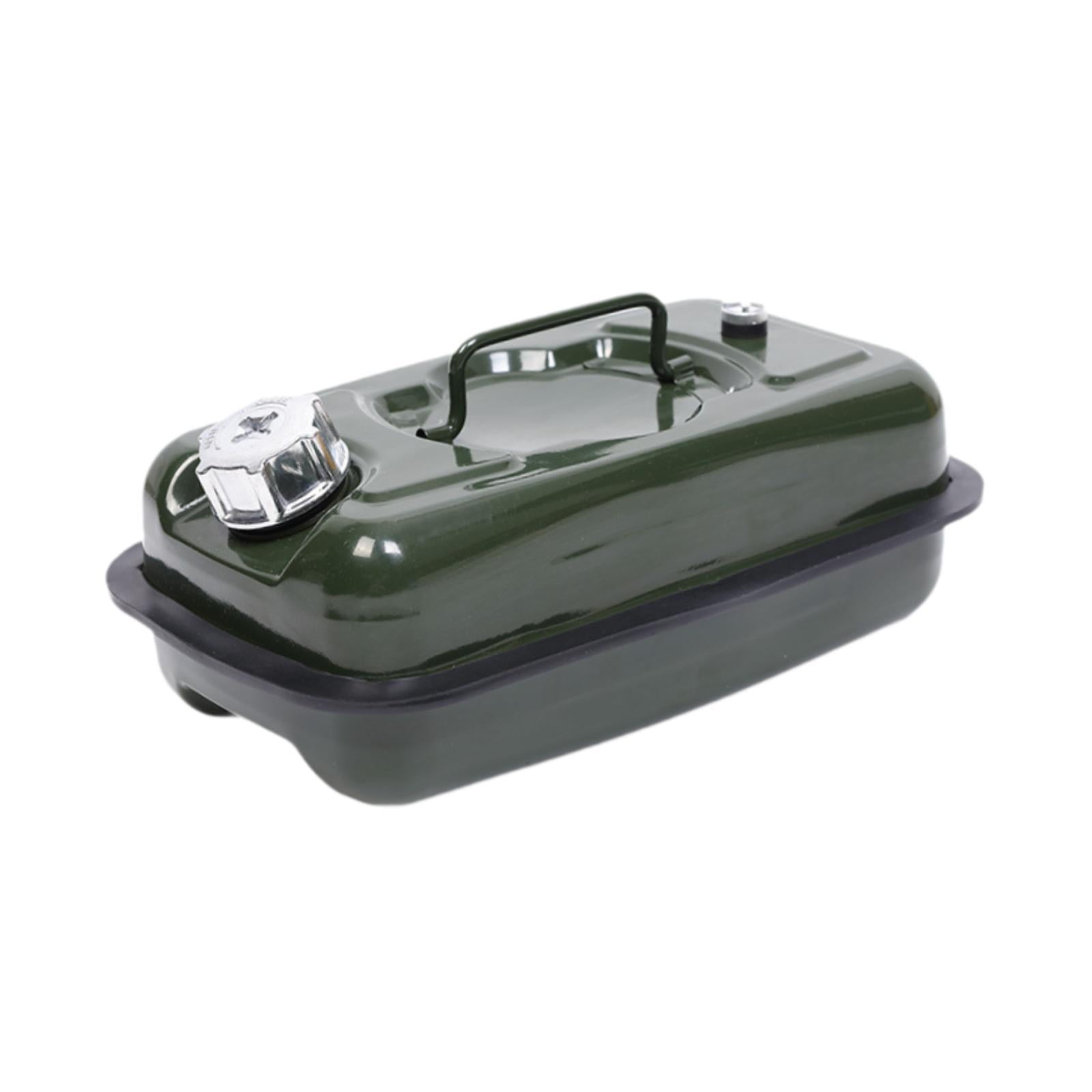 Wzmzjy Motorcycle Seat Fuel Can Tank Multipurpose Liquid Storage Canister for Emergency 5L Aluminum Lid