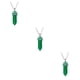 thumbnail image 3 of Sonducket Hexágono Columna Encanto Mujeres Colgantes Colgantes Amuletos de cristal puntiagudos para DIY Cadena Llaveros Decoraciones Verde Type1 NO1 Sonducket CBP468236, 3 of 6