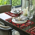 thumbnail image 4 of Valentine''s Day Lov Placemats Set of 6 Fabric Placemats Square Placemat for Kitchen Table Heat Resistant, Easy to Clean Table Placemats 12x18 Inch, 4 of 5