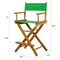 thumbnail image 5 of "24" Director's Chair Honey Oak Frame-Green Canvas", 5 of 5