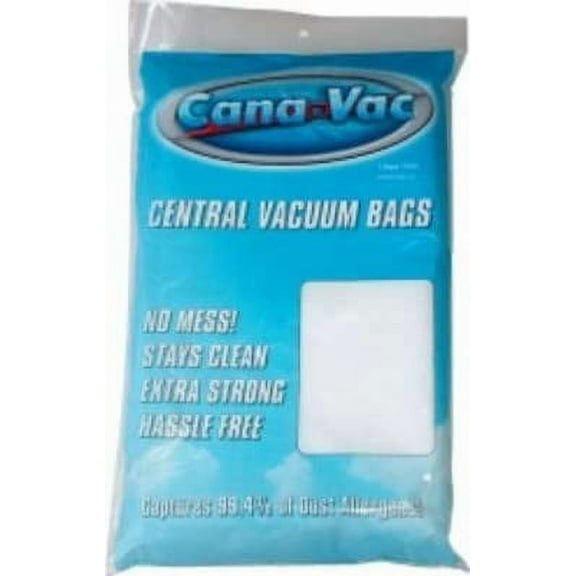 Replacement Part For Panasonic Cana-Vac Allerex Central Vacuum (3Bags) # compare to part 060115