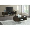 thumbnail image 3 of New Classic Furniture Brax Wood TV Console for TVs up to 82" in Walnut, 3 of 7